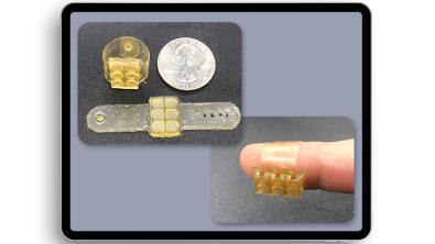 Lawrence Livermore National Laboratory and Meta researchers demonstrated a new kind of 3D-printed material that can “translate” text messages to braille on-the-fly by filling the device with air at strategic points.