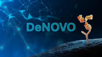 Under the three-year DeNOVO project, Lawrence Livermore National Laboratory and other institutions will apply high-performance computing and AI to push the boundaries of antibody design. (Graphic: Dan Herchek/LLNL)