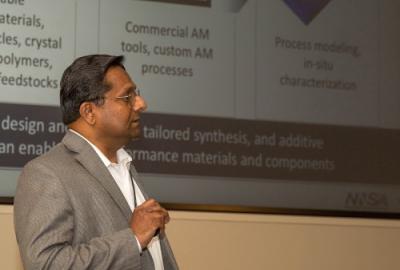 Lawrence Livermore National Laboratory’s Associate Director in Engineering Anantha Krishnan described Lab breakthroughs in advanced manufacturing that could impact the commercial sector, including novel micro-architected and hierarchical materials and advancements in 3D printing processes