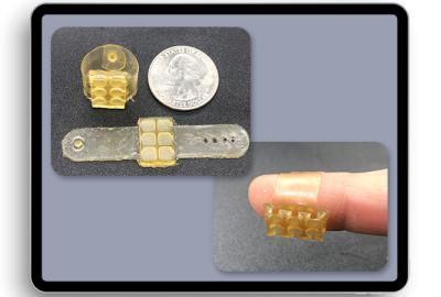 Lawrence Livermore National Laboratory and Meta researchers demonstrated a new kind of 3D-printed material that can “translate” text messages to braille on-the-fly by filling the device with air at strategic points.