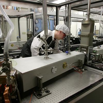 Mercury laser beamline