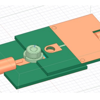 Custom PCB design of a PCSS Laser Diode Driver