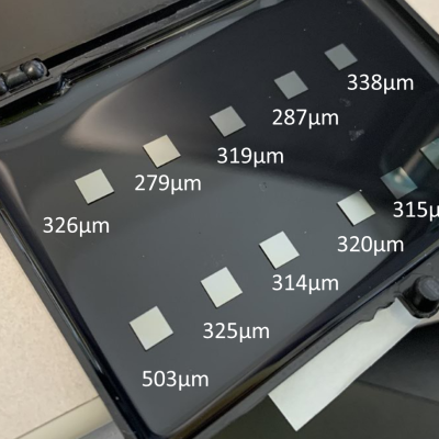 Samples of optimized diamond switches