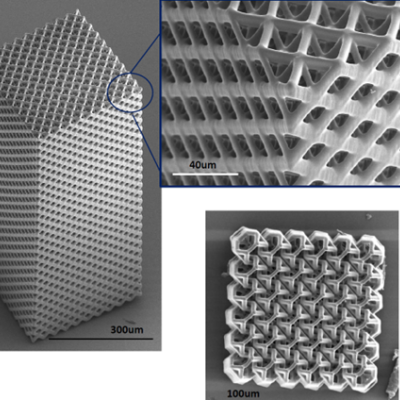 Printable LLNL resin for TPP using higher viscosity formulation